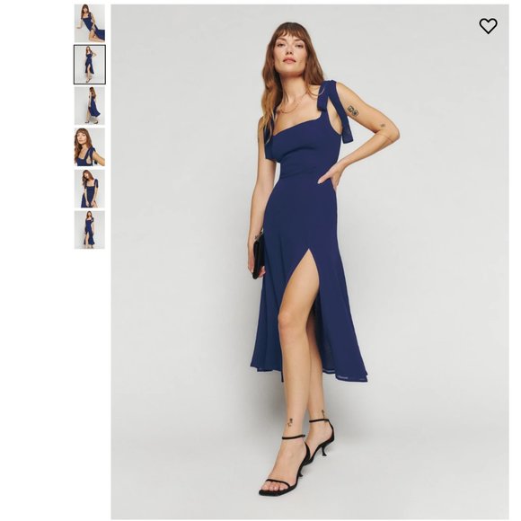 Reformation Twilight Dress in Danube - Picture 2 of 15